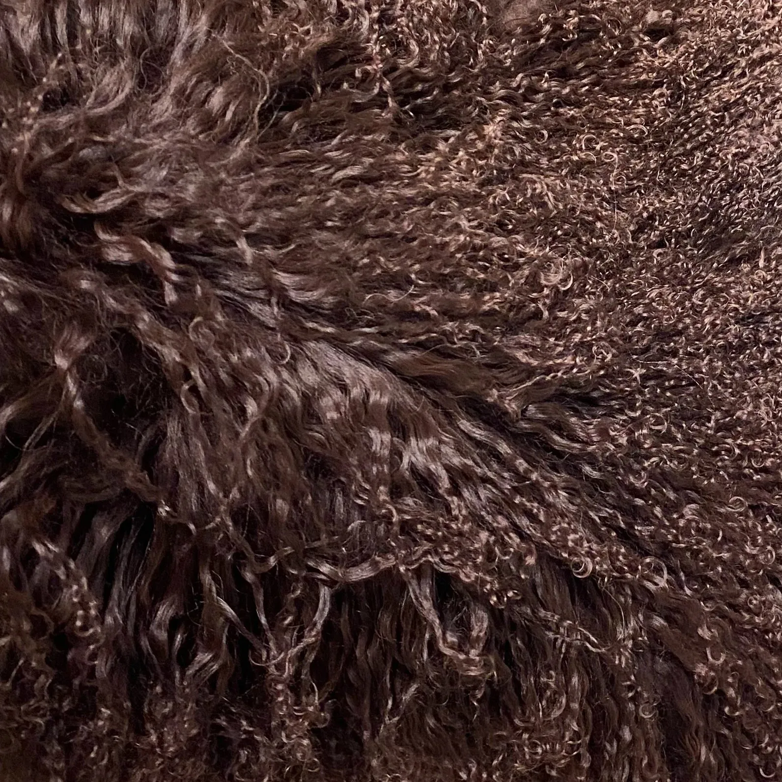 100% Genuine Mongolian Lamb Fur Coat