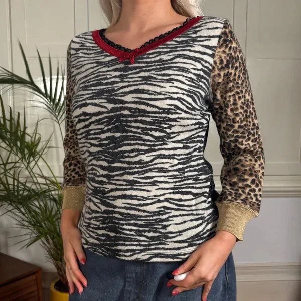 22 Maggio Jumper - Medium Multicoloured Wool Blend