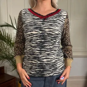 22 Maggio Jumper - Medium Multicoloured Wool Blend