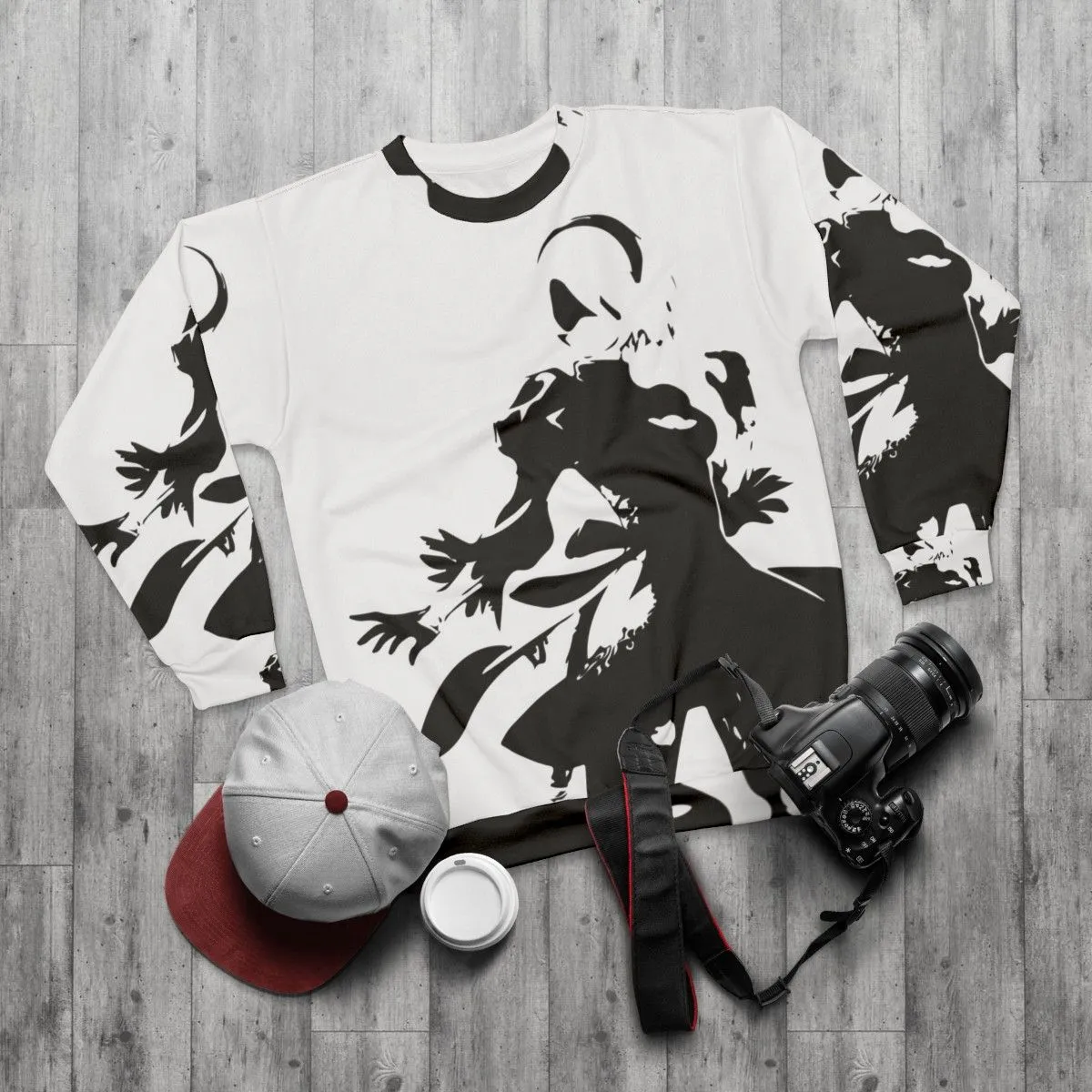 2B Silhouette Sweatshirt - Nier Automata Inspired Gamer Apparel