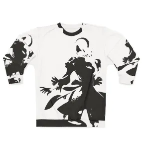 2B Silhouette Sweatshirt - Nier Automata Inspired Gamer Apparel