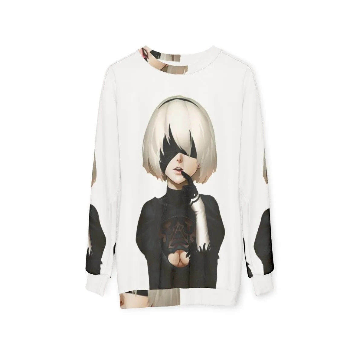 2B Sweatshirt - Nier Automata Inspired Video Game Fashion