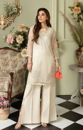 2pc Chiffon Handwork Cape by Ain 28
