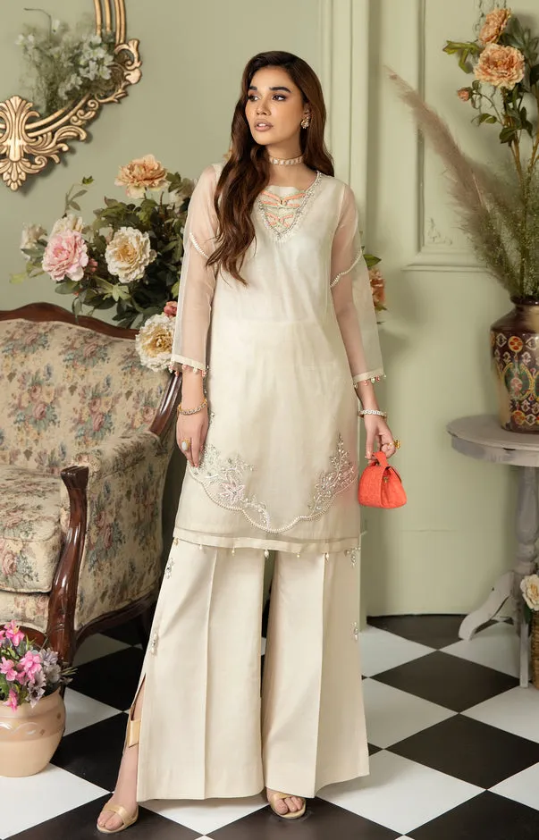 2pc Chiffon Handwork Cape by Ain 28