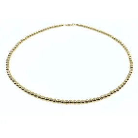 4mm 14K Gold Filled Waterproof Necklace