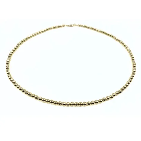 4mm 14K Gold Filled Waterproof Necklace
