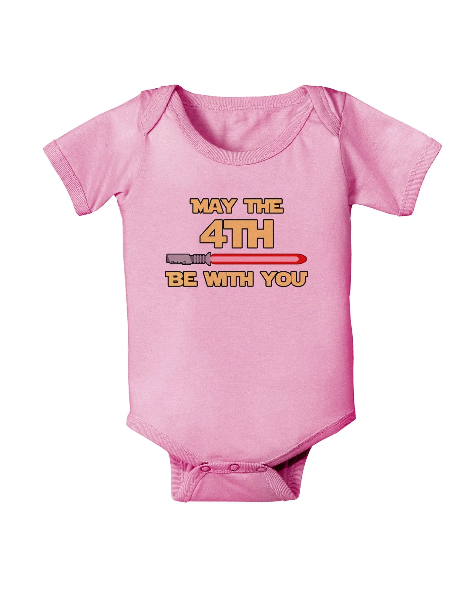 4th Be With You Beam Sword Baby Romper Bodysuit