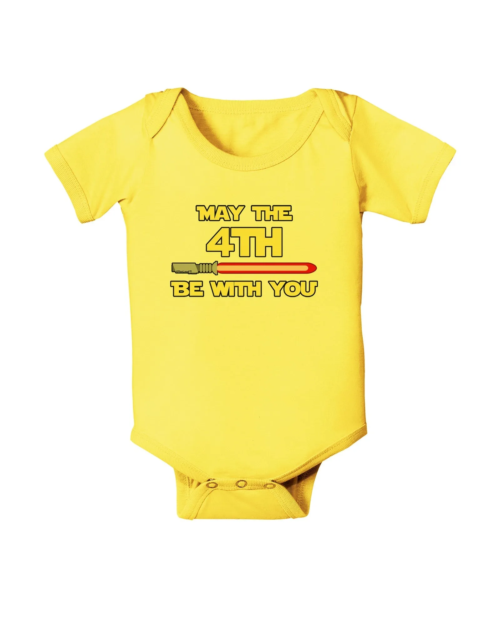 4th Be With You Beam Sword Baby Romper Bodysuit