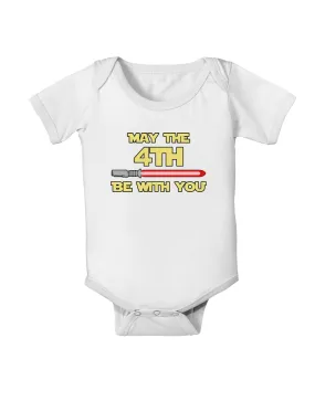 4th Be With You Beam Sword Baby Romper Bodysuit