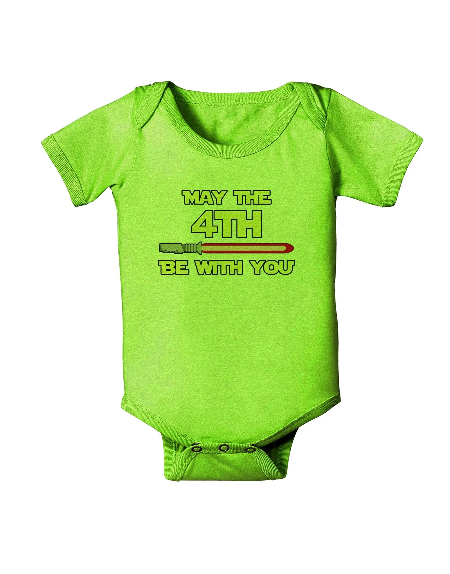 4th Be With You Beam Sword Baby Romper Bodysuit