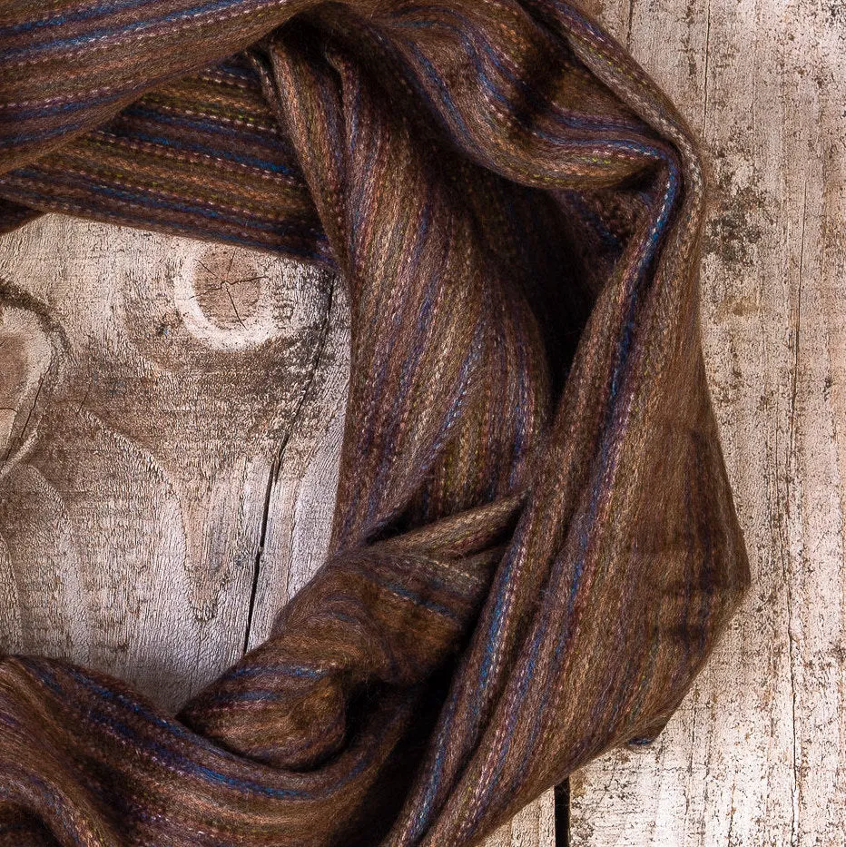 Alpaca Infinity Loop Boho Scarf, Cozy & Oversized (Traditional Inca Style)