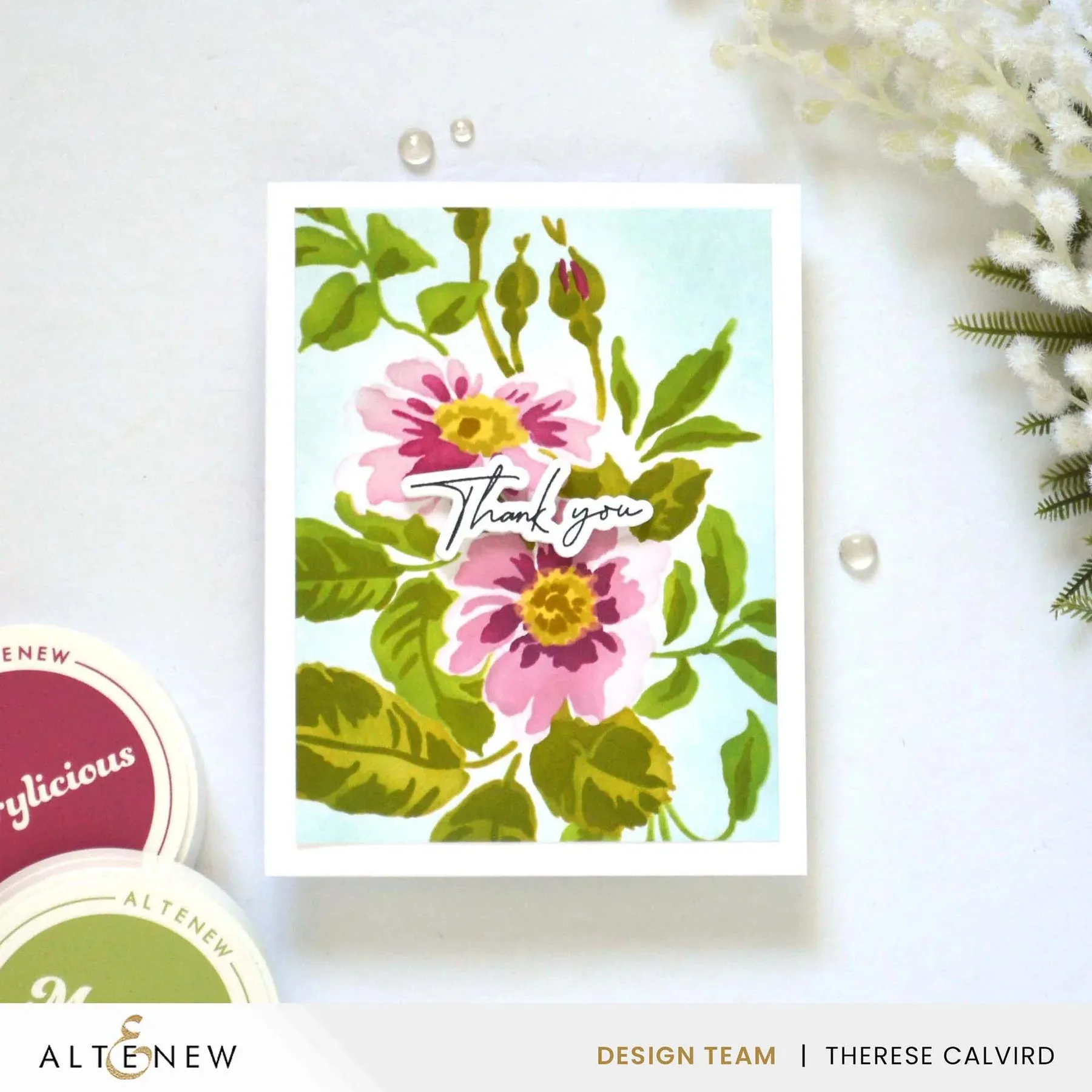 Altenew Stencil Art: Playful Watercolour Flowers Layering Stencil Set (6 in 1)*
