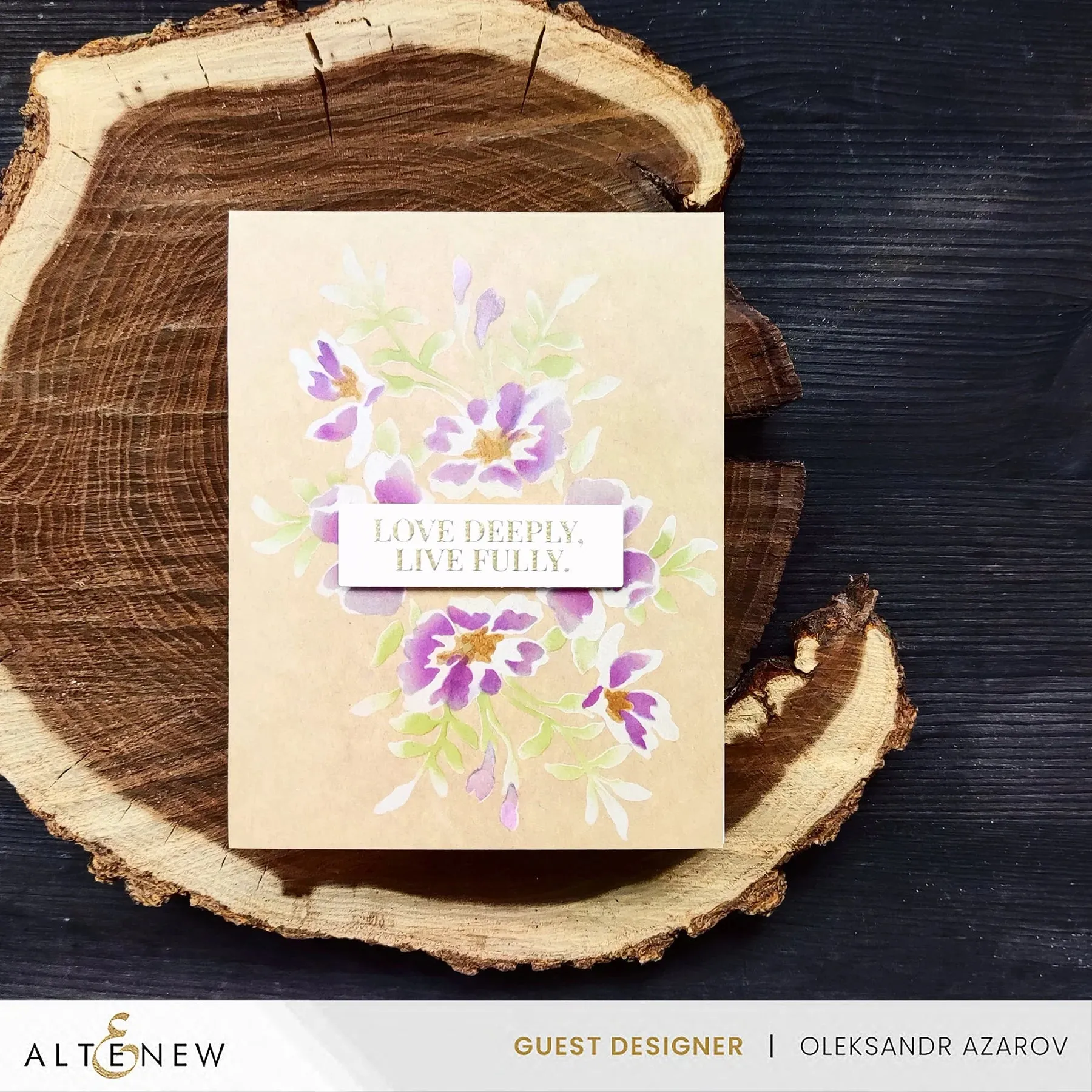 Altenew Stencil Art: Playful Watercolour Flowers Layering Stencil Set (6 in 1)*