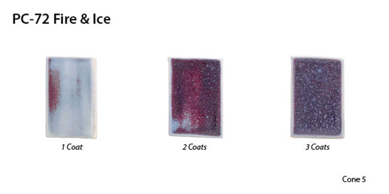 Amaco Potter's Choice PC72 Fire & Ice, Pint