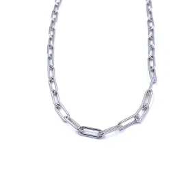 Ashley Gold Stainless Steel Rectangle Layering Necklace