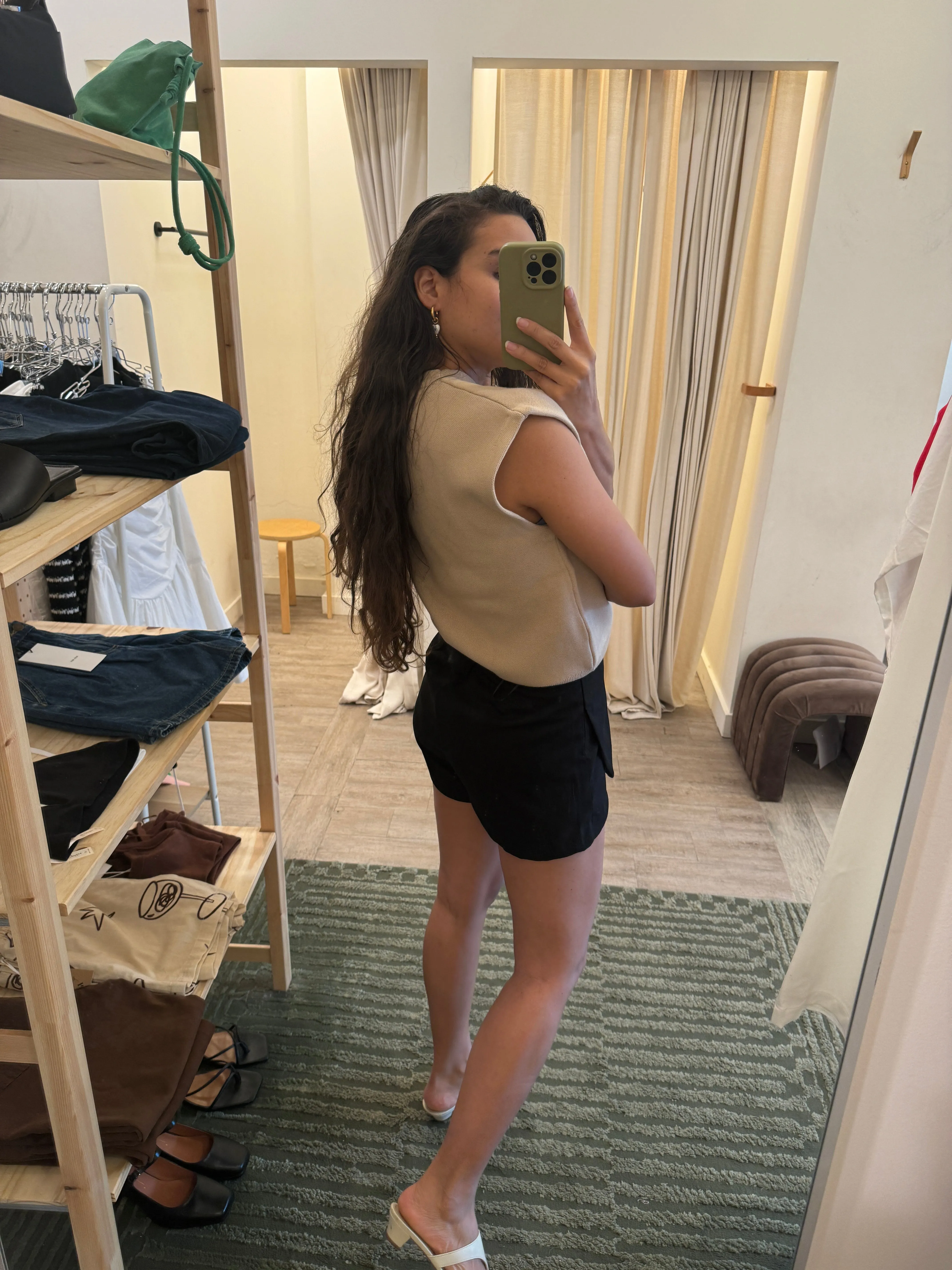 Beige Knit vest