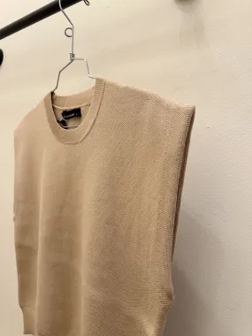 Beige Knit vest