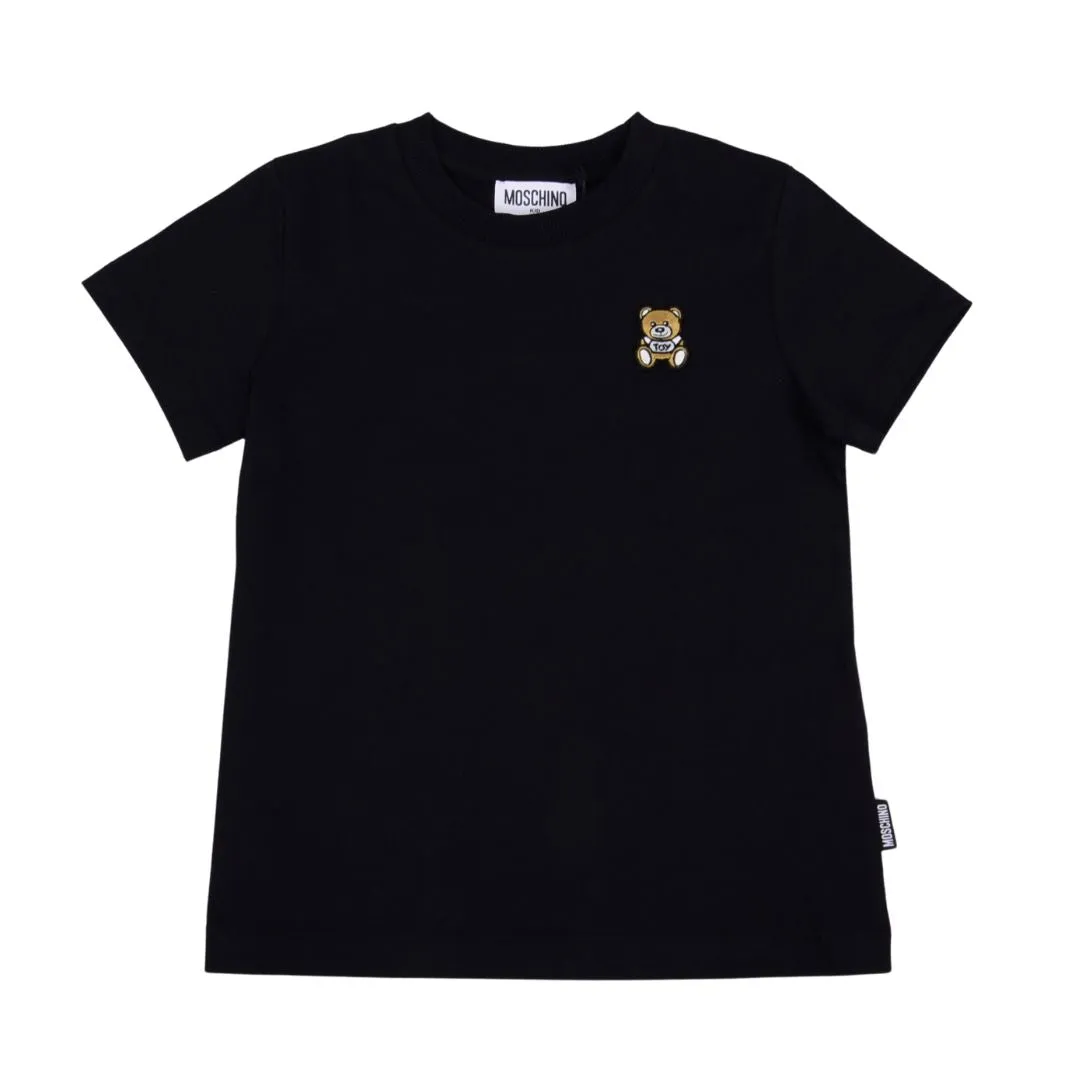 Black Teddy Badge T-Shirt