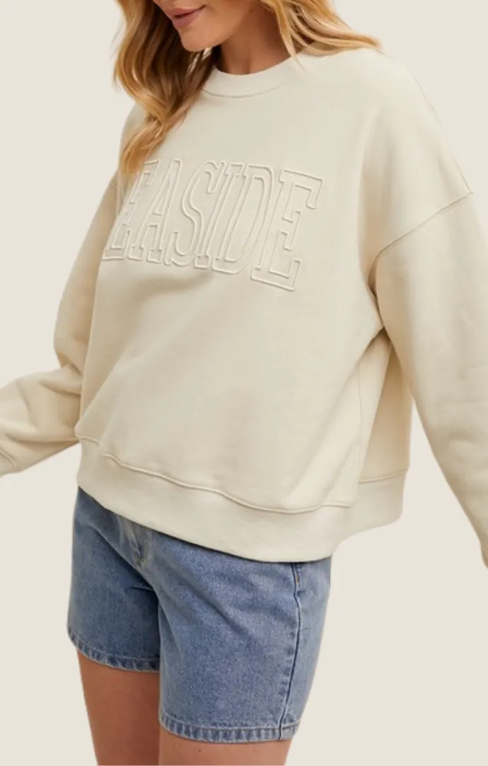 Blanche Ecru Seaside Sweatshirt