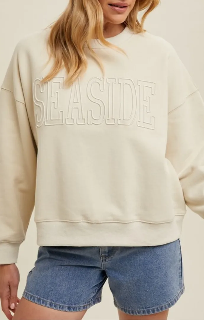 Blanche Ecru Seaside Sweatshirt