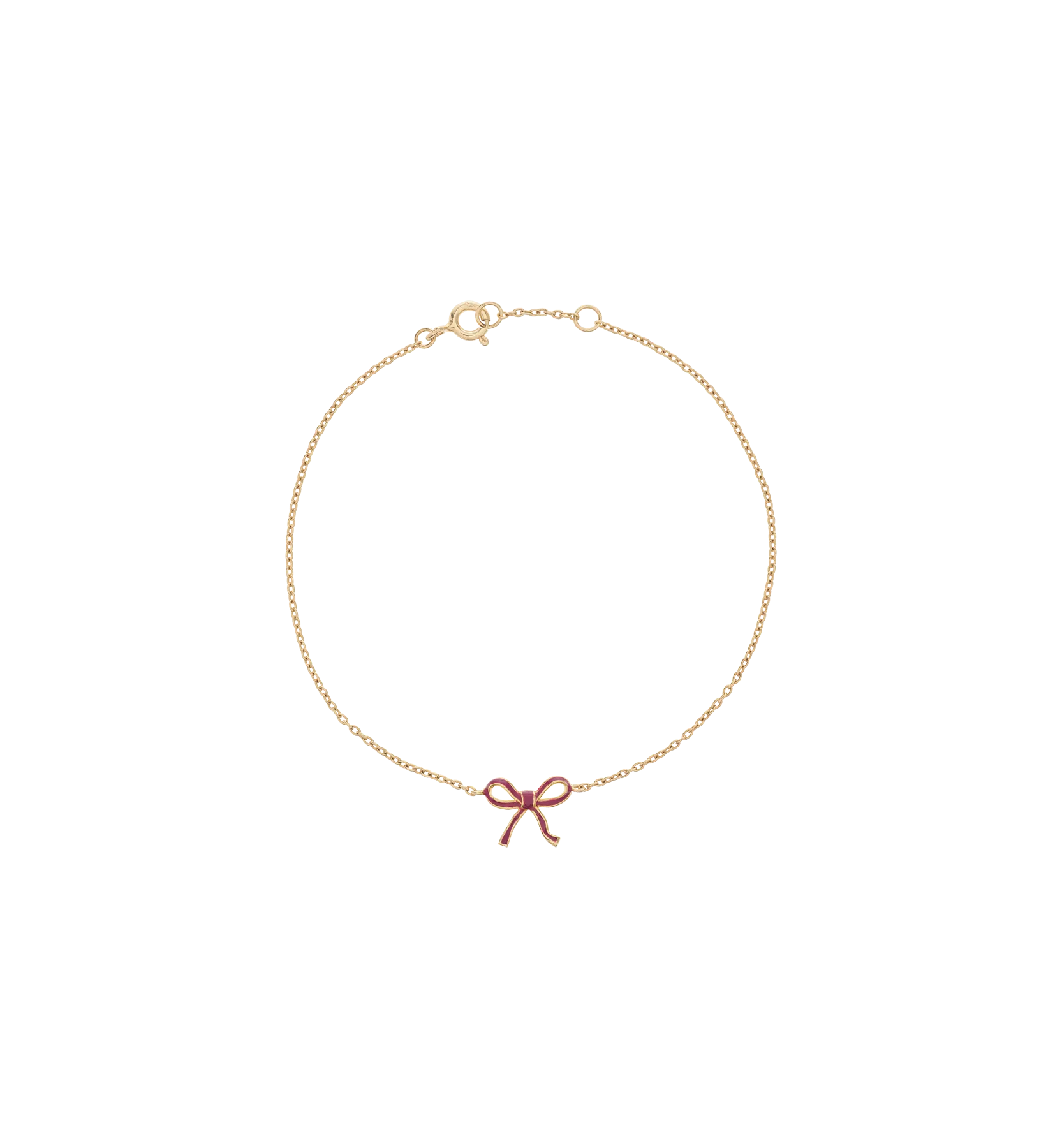 Blush Ribbon Bracelet