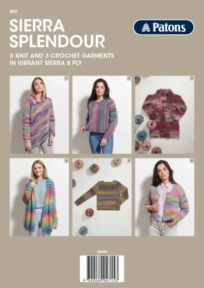 Booklet 8031 - Patons Sierra Splendour
