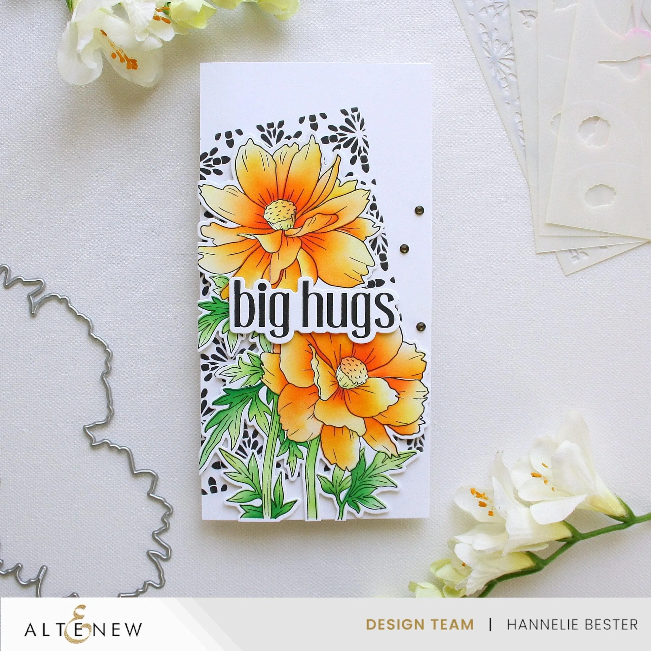 Build-A-Garden: Sulfur Cosmos & Artist Alcohol Markers Set Bundle
