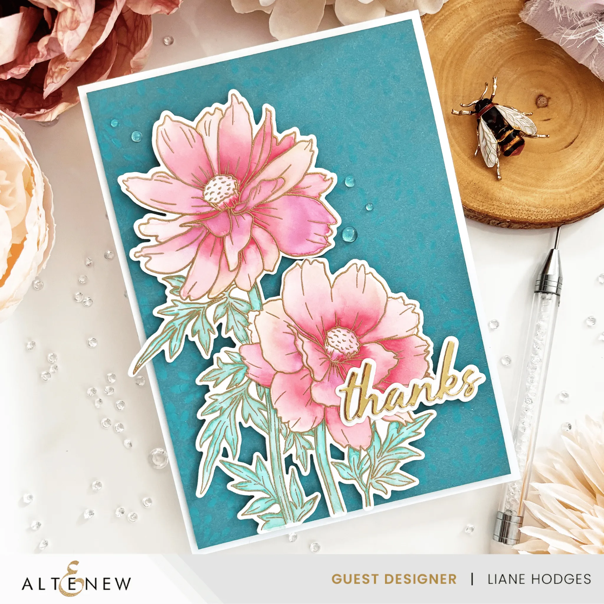 Build-A-Garden: Sulfur Cosmos & Artist Alcohol Markers Set Bundle
