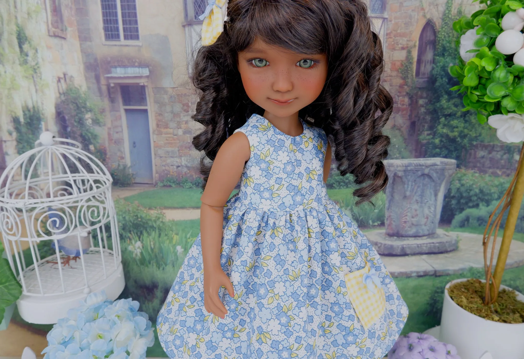 Buttercup Blues - dress with shoes for Ruby Red Fashion Friends doll
