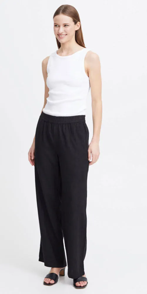 B.Young Ribbed Tank, white
