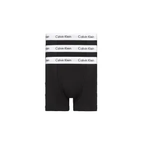 Calvin Klein 3 Pack Modern Cotton Stretch Black Trunks