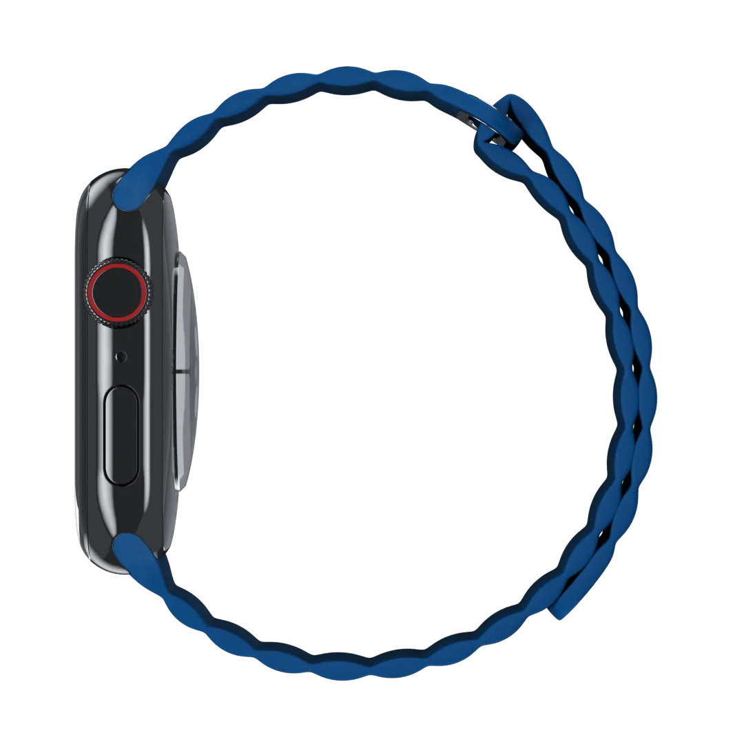 Cape Cod Blue Leather Loop for Apple Watch
