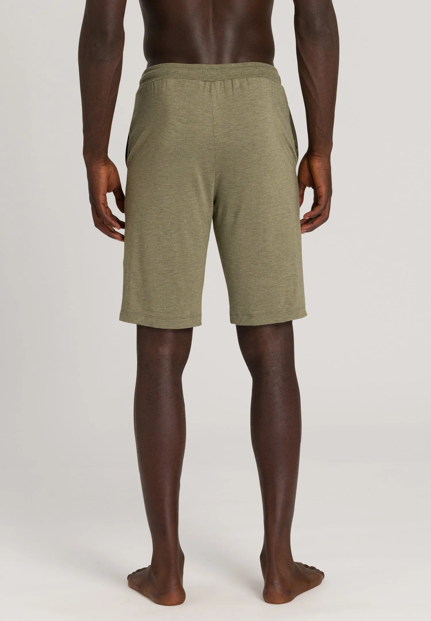 Casuals Drawstring Shorts | Moss Melange 75039-2361