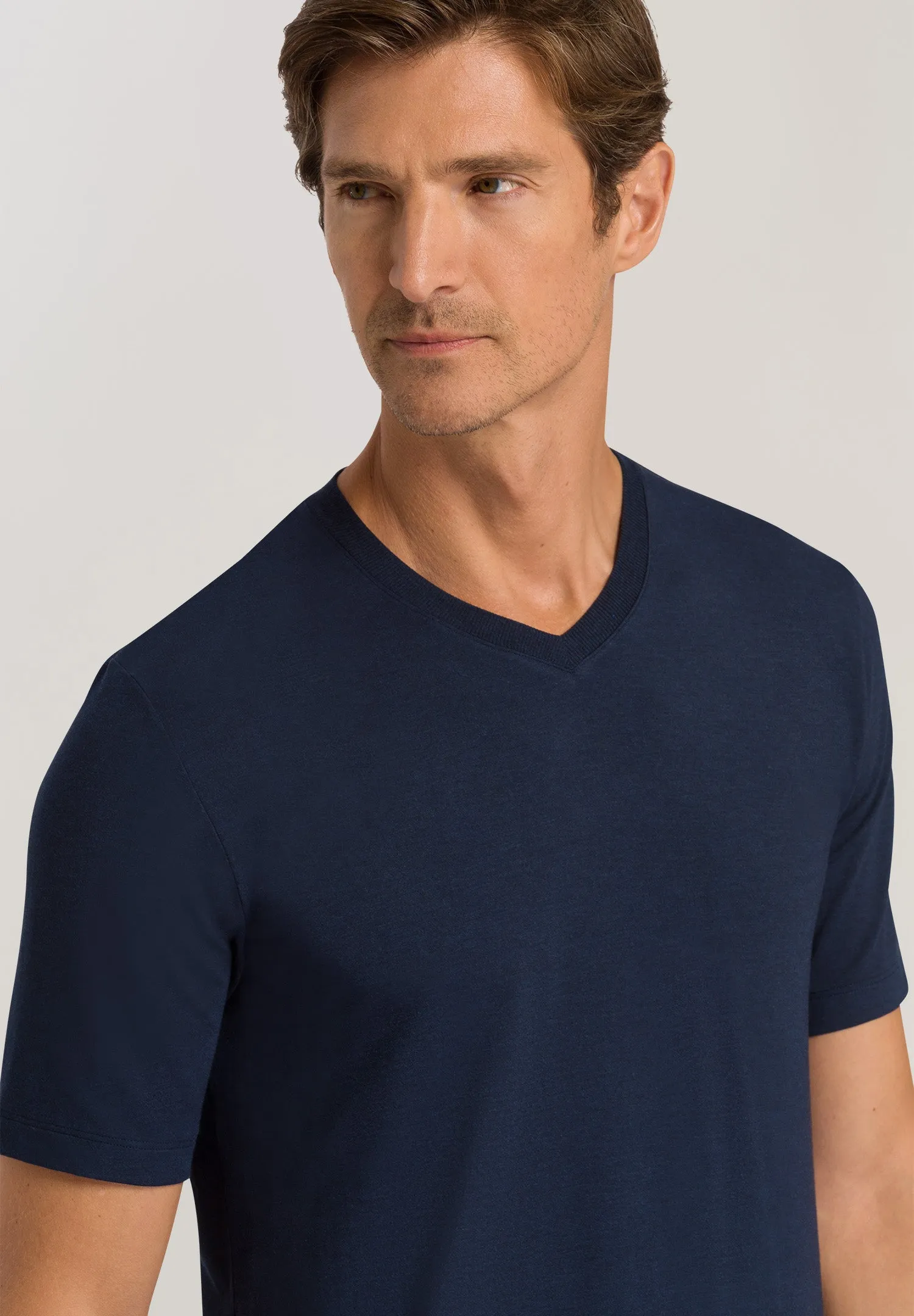 Casuals Soft V-Neck T-Shirt | Deep Navy 75035-1610