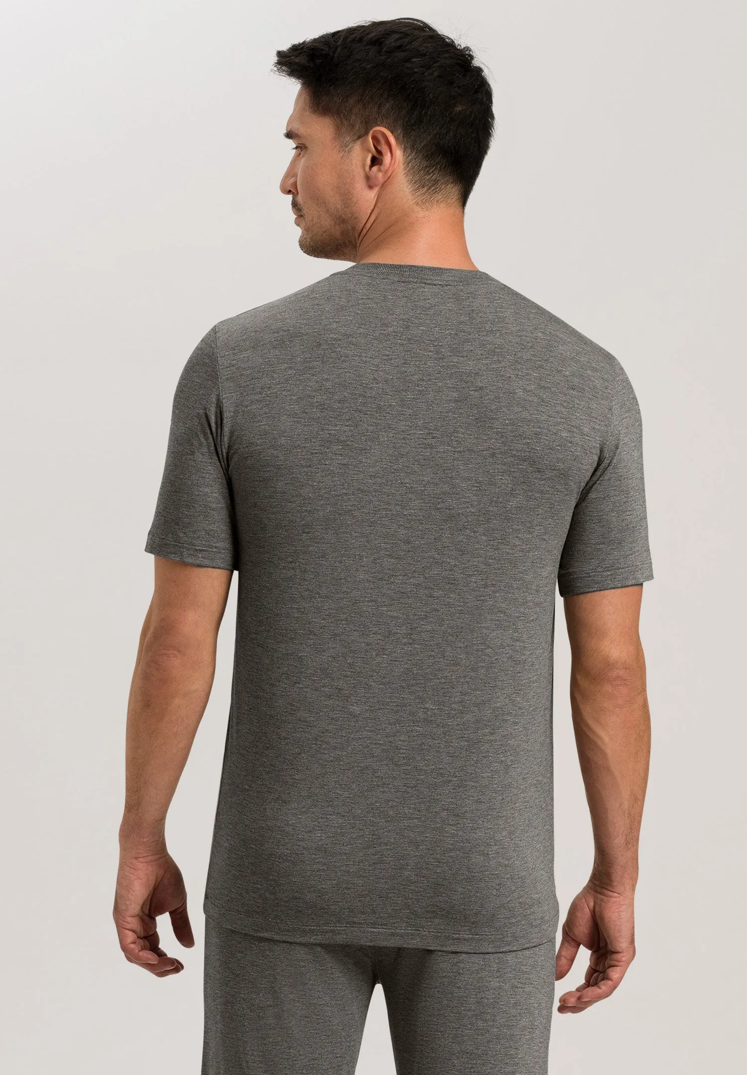 Casuals Soft V-Neck T-Shirt | Stone Melange 75035-1945
