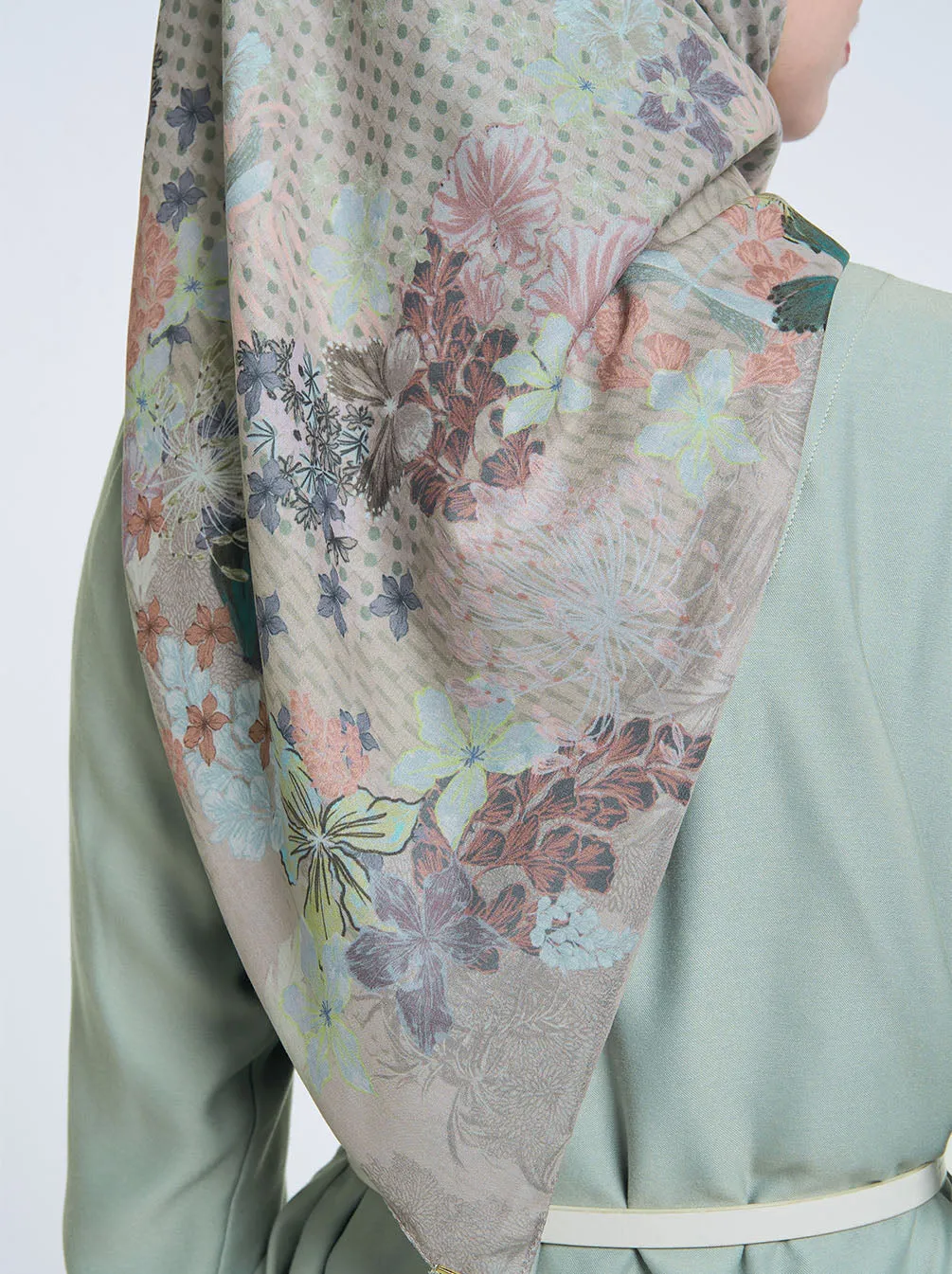 CEDARRA SIGNATURE SCARF DUSTY SAGE