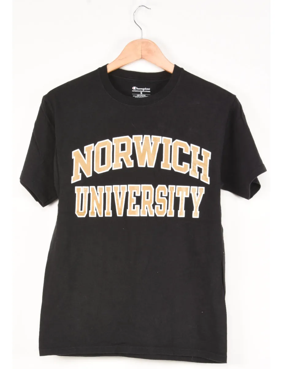 Champion Norwich University Printed T-shirt - S