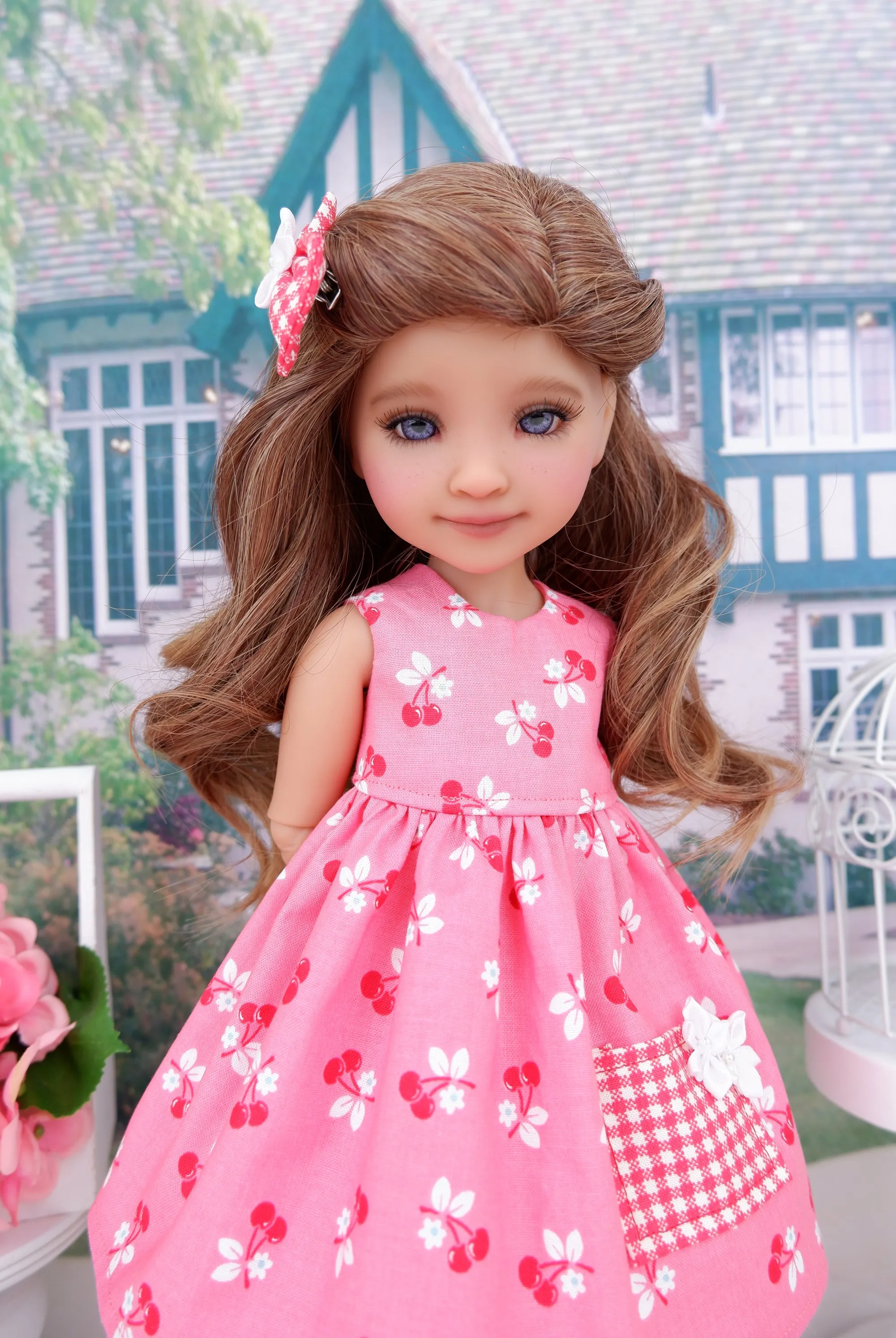 Cheery Cherry - dress with shoes for Ruby Red Fashion Friends doll