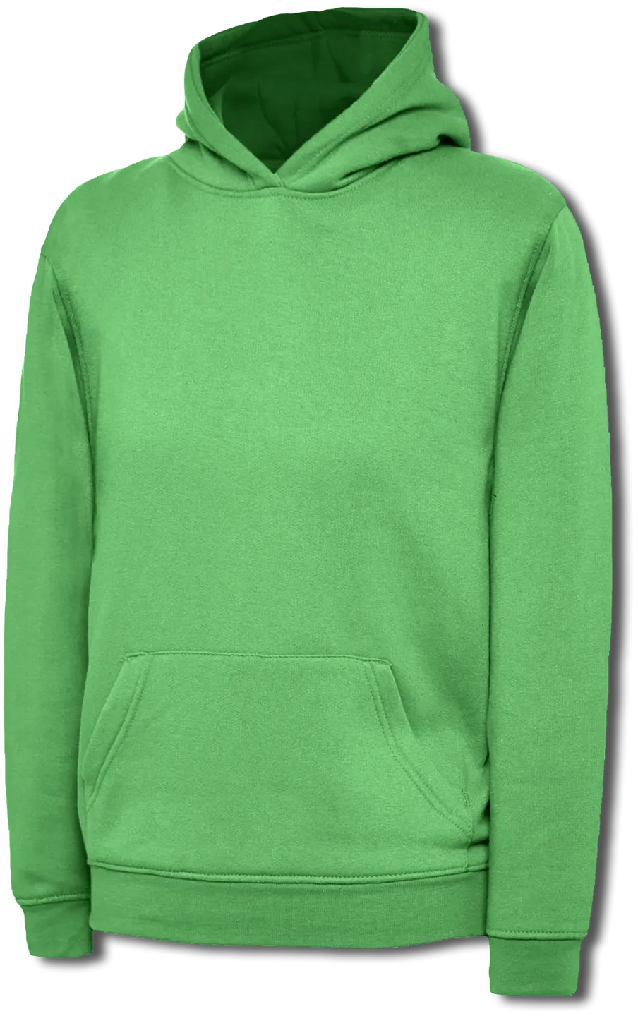 Childrens Classic Hooded Sweatshirt | Kelly Green