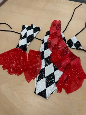Clown Frill Bodysuit Set (Optional Matching Sleeves)