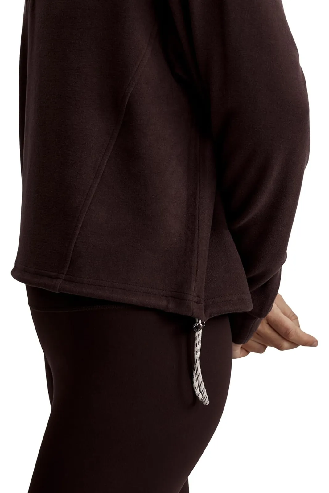 Collett Half Zip Midlayer, Coffee Bean