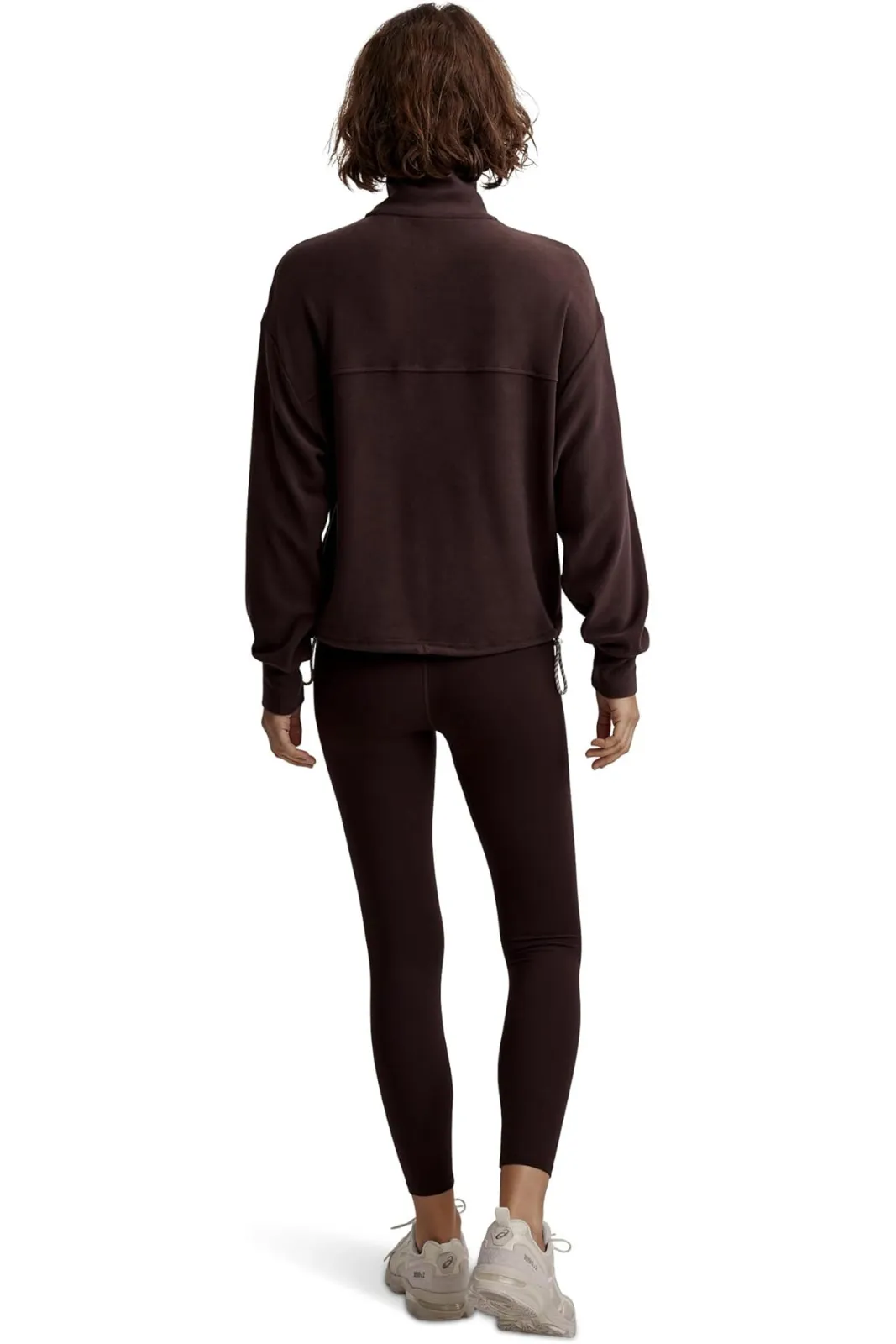 Collett Half Zip Midlayer, Coffee Bean