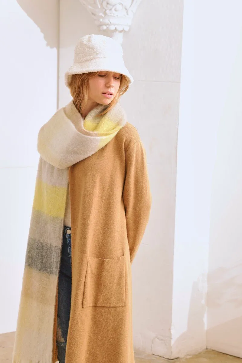 Colorful Plaid Long Scarf