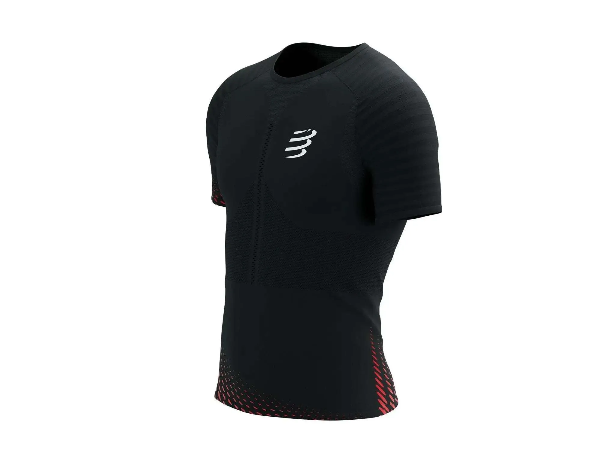 Compressport | Racing SS T-shirt | Black  | Heren
