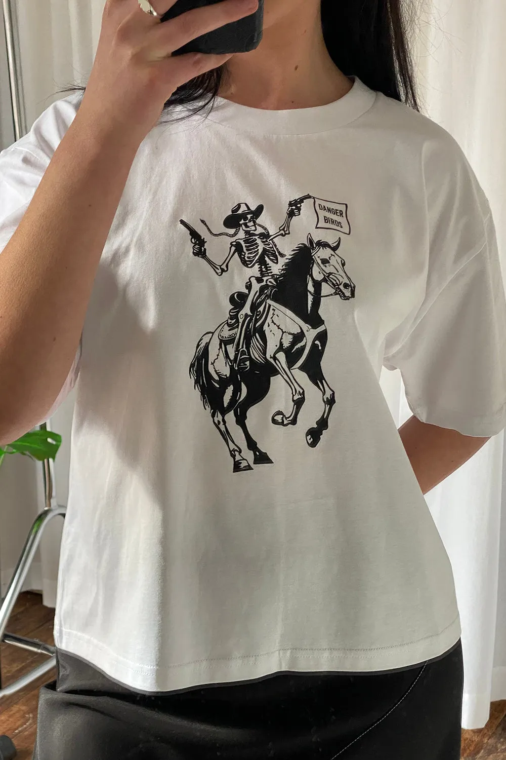 Cowgirl Tee - White