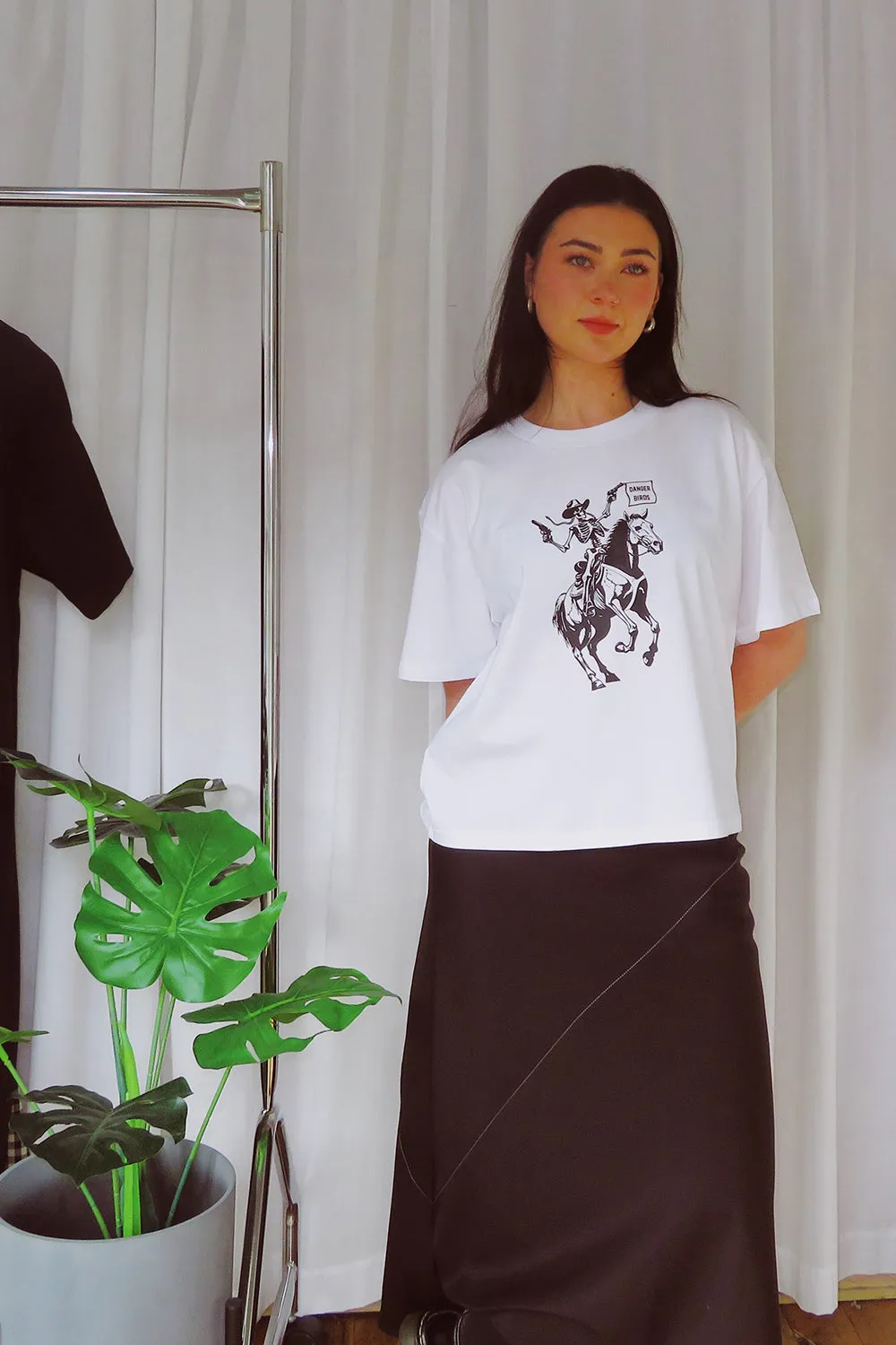 Cowgirl Tee - White