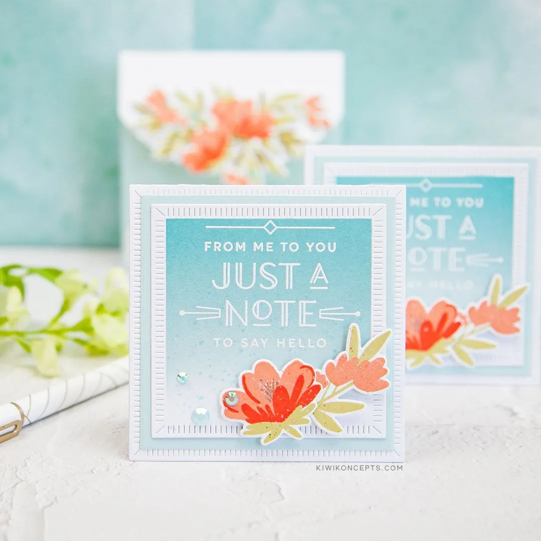 Crimped Notecard Die