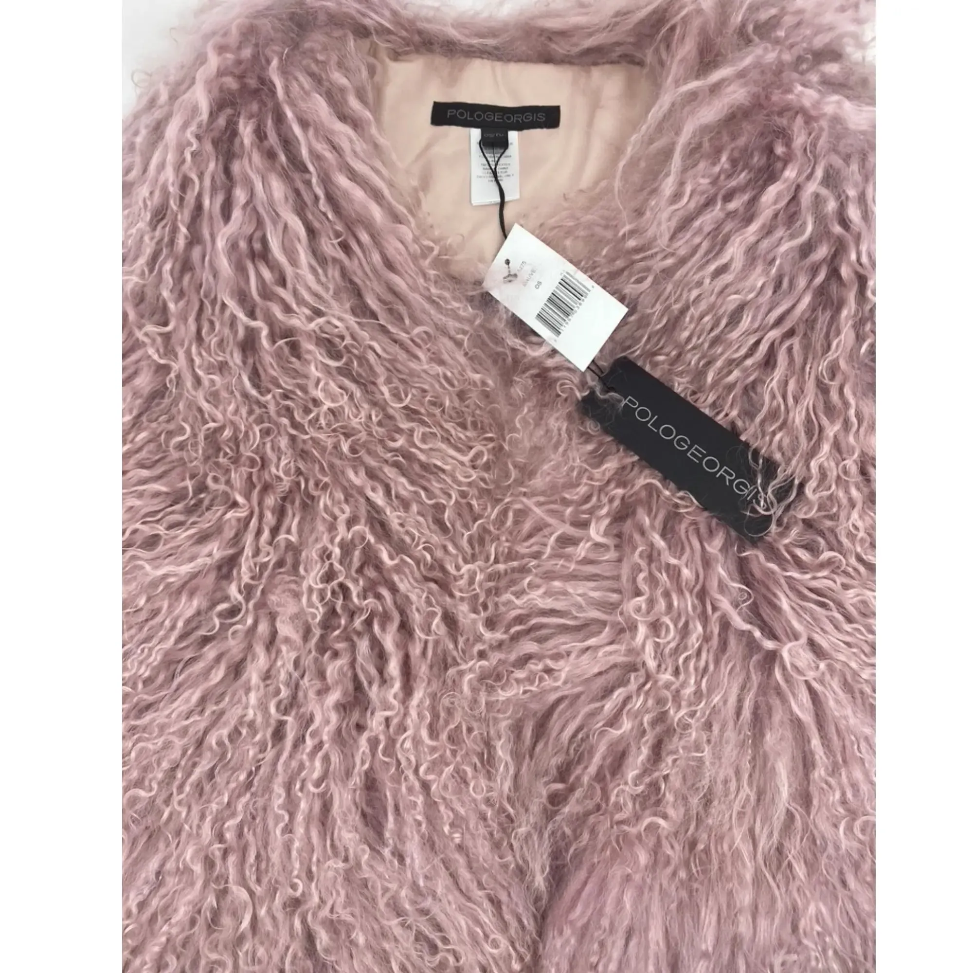 Curly Shearling Scarf