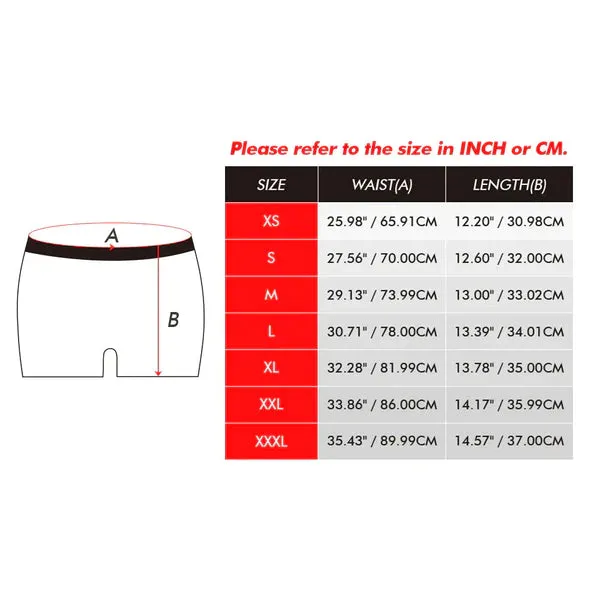 Custom Face Lick Me Couple Underwear Personalized Underwear Valentine's Day Gift