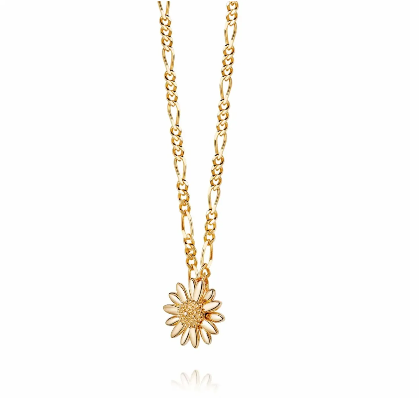Daisy London English Daisy Necklace 18ct Gold Plate N2002